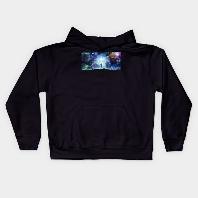 At the edge of eternity Kids Hoodie by louisdyer